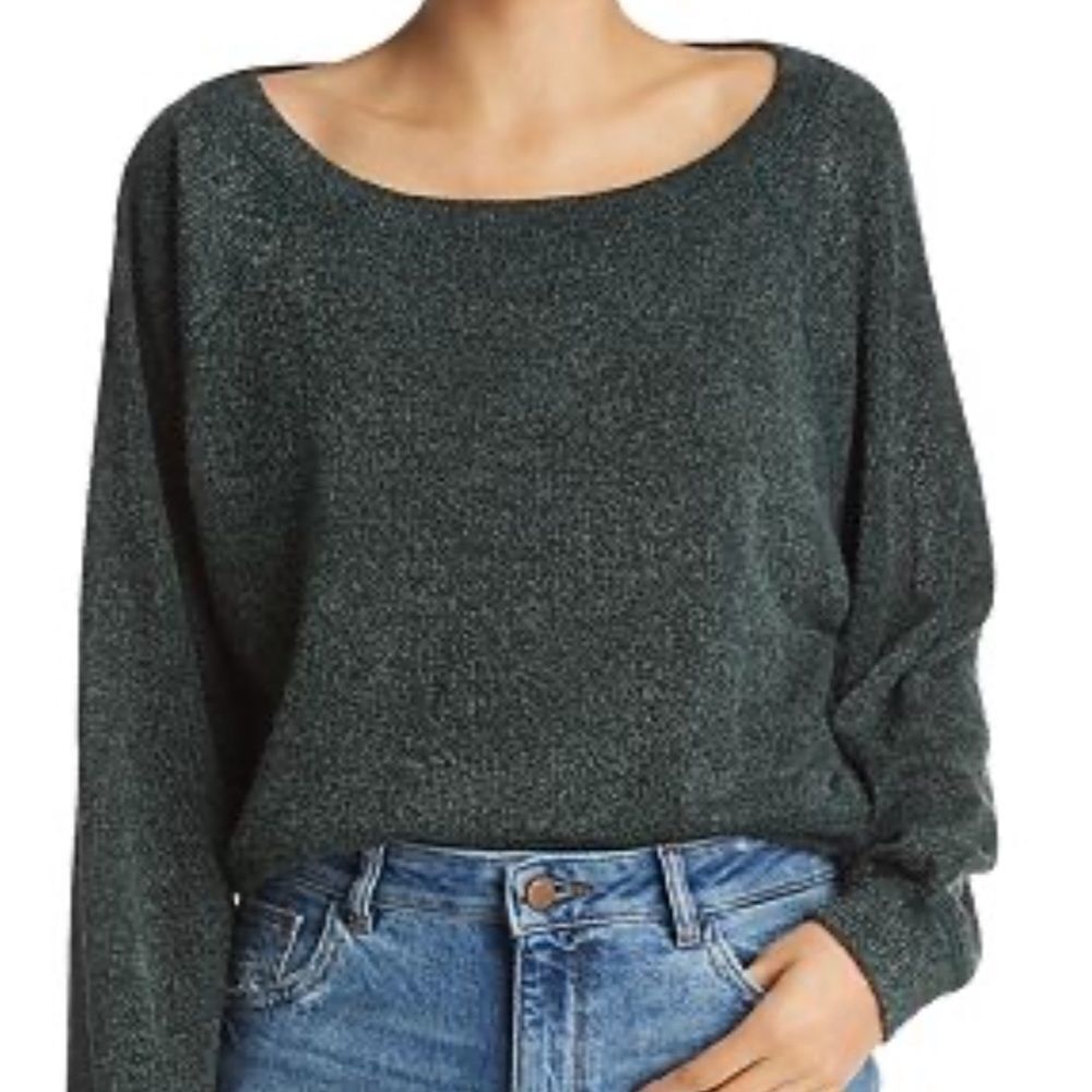 Oversized Forest Green Pullover Sweater Band of Gypsies NWT
